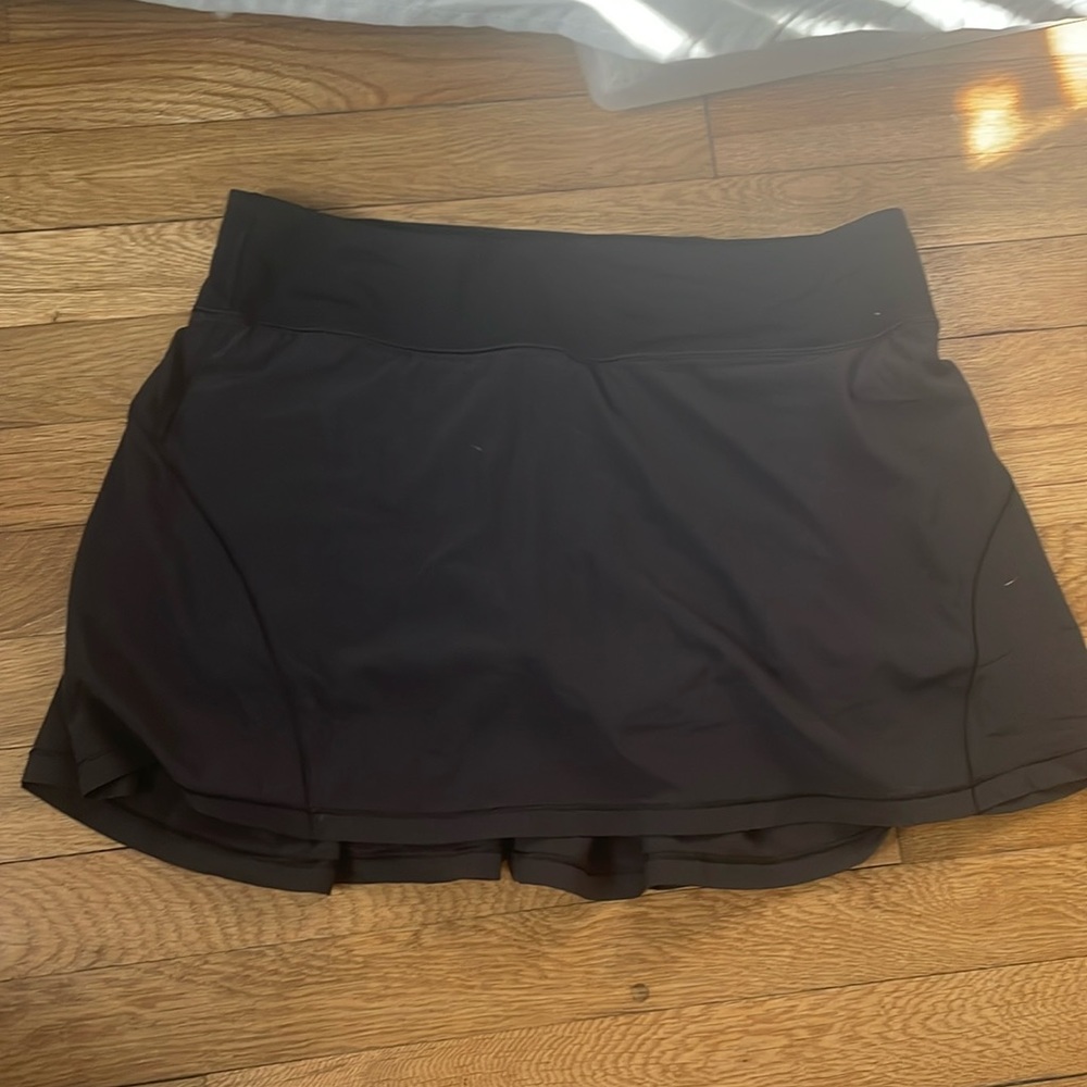 lululemon athletica Black Athletic Skort